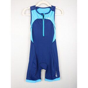 2XU SBR Lite Perform Tri Suit One Piece Padded Cycling Bib Shorts S